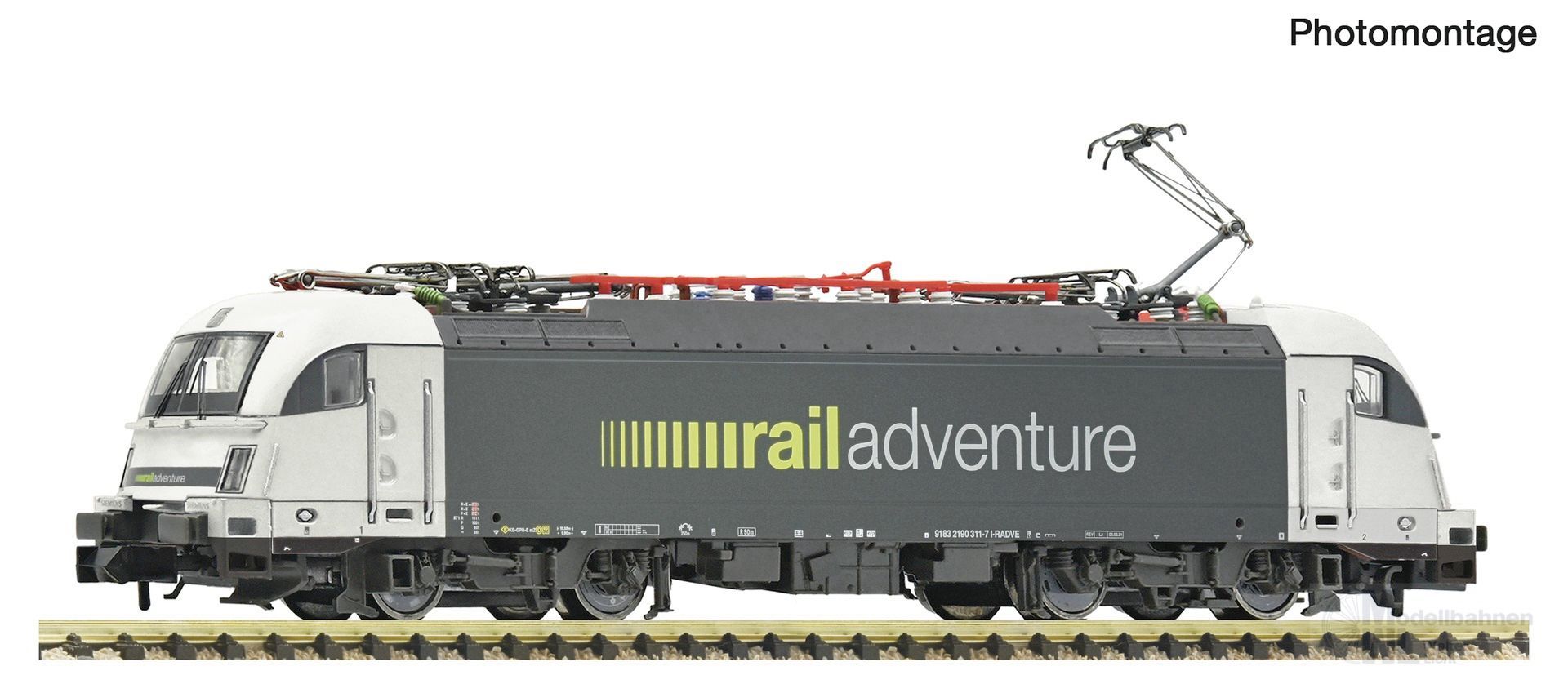 Fleischmann 7560041 - E-Lok BR 190 311-7 RAILADVENTURE Ep.VI N 1:160