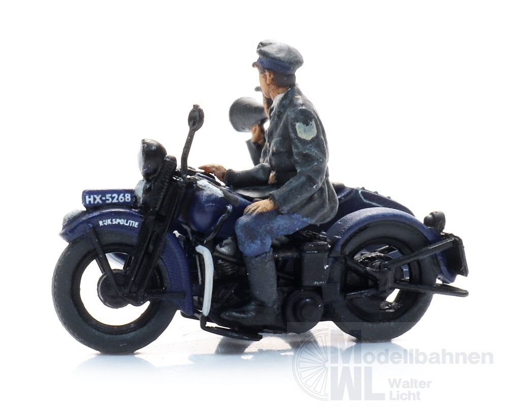 ARTITEC b.v. 387580 - Reichspolizeimotorrad mit Beiwagen + 2 Figuren H0 1:87 ARTITEC b.v. 387580 - Reichspolizeimotorrad mit Beiwagen + 2 Figuren H0 1:87