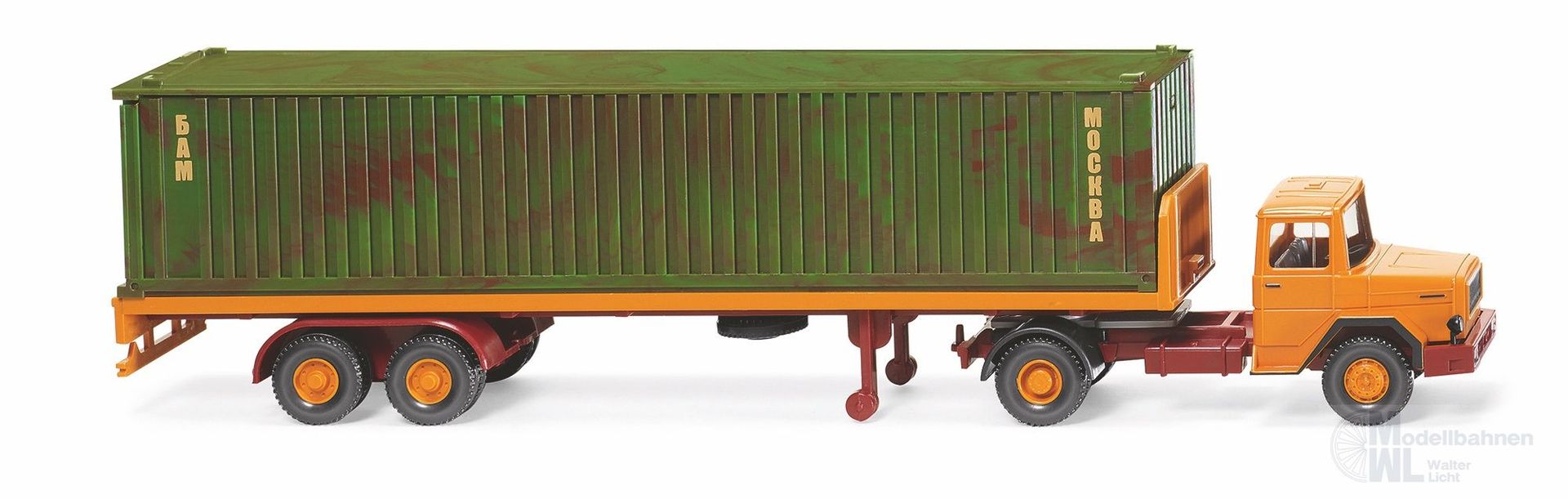 Wiking 055405 - Flachpritschensattelzug Magirus Deutz H0 1:87