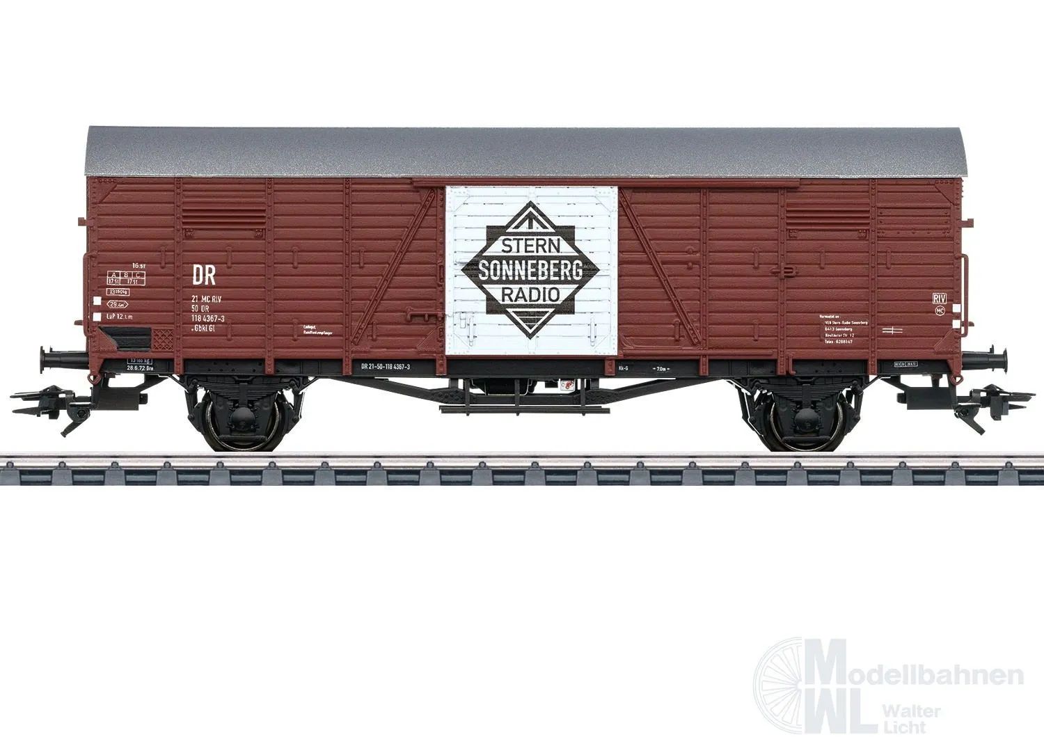 Märklin 46152 - MHI Güterwagen gedeckt DR Ep.IV VEB Stern Radio Sonneberg H0/WS