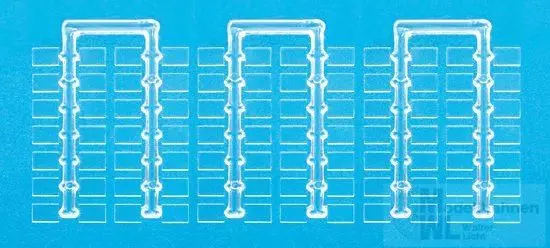 Preiser 97000 - Sockel, glasklar. 10 x 7 mm. H0 1:87