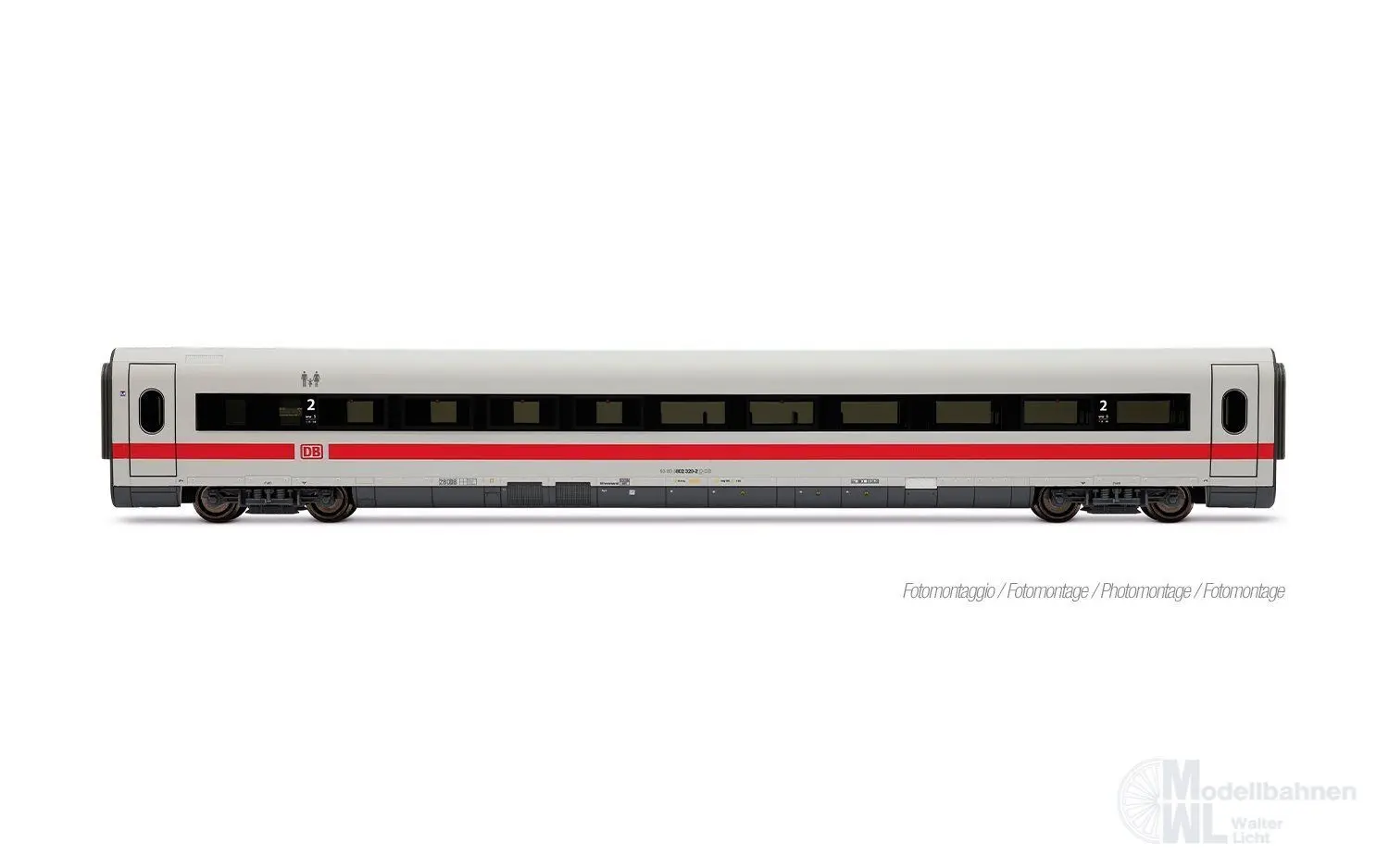 Lima 4685 - Ergänzungswagen Set ICE 1 DB Ep.VI Klimaschützer 2.tlg. H0/GL