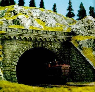 Busch 7023 - Tunnelportal 2-gl H0 1:87