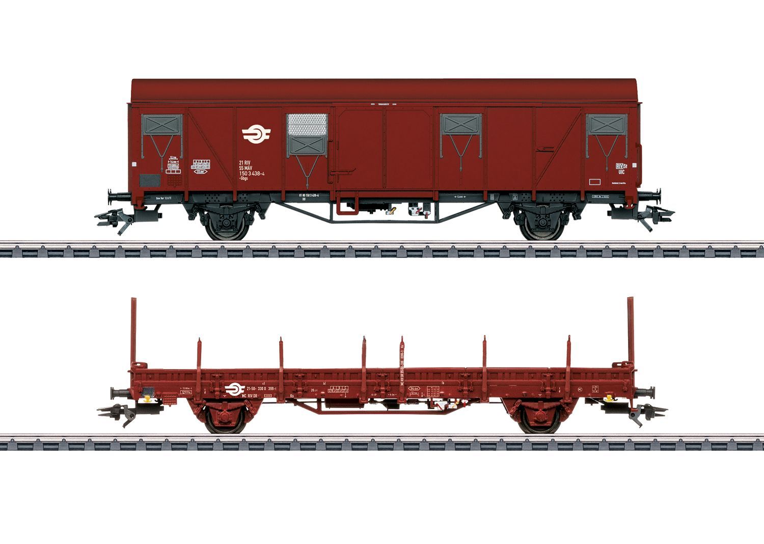 Märklin 47327 - INSIDER Güterwagen-Set MAV Ep.IV 2.tlg. H0/WS