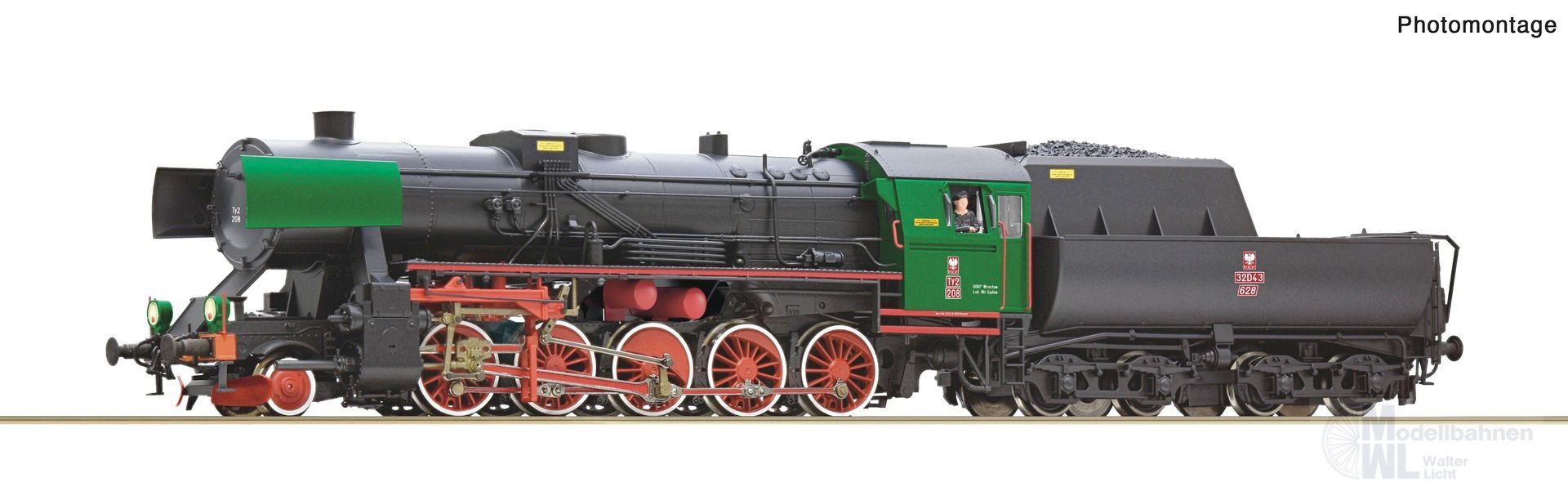 Roco 70111 - Dampflok Ty2 PKP Ep.III/IV H0/GL