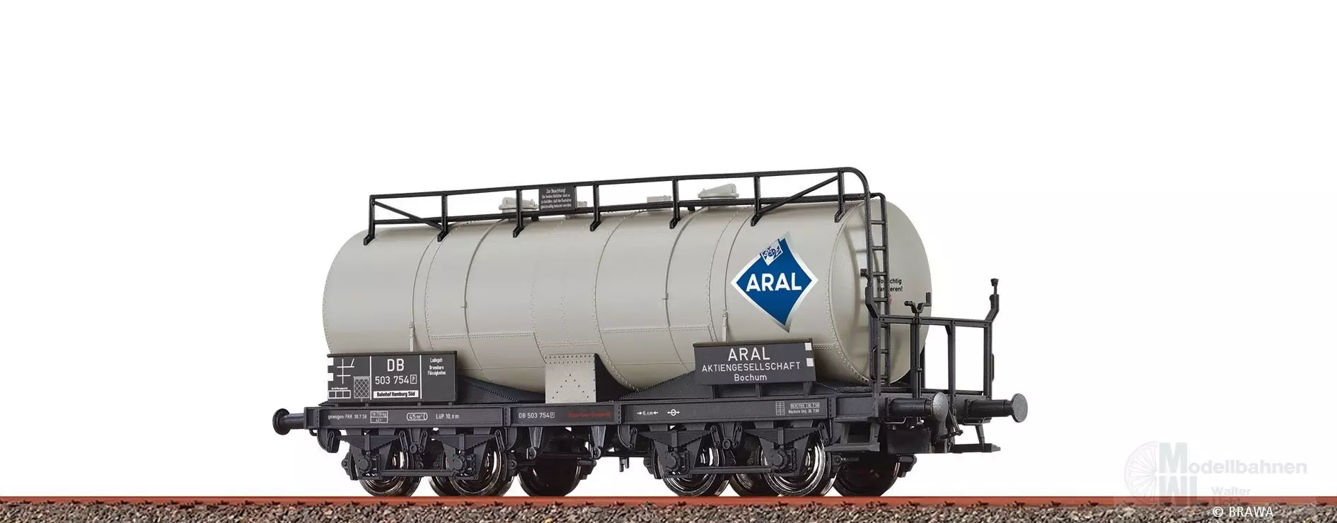Brawa 48511 - Kesselwagen DB Ep.IIi ARAL H0/GL