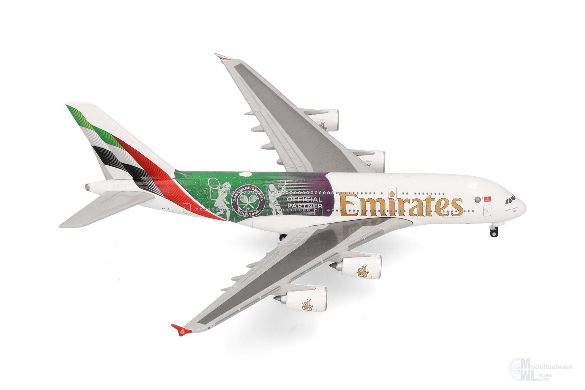 Herpa 538664 - Airbus A380 Emirates Wimbledon 1:500