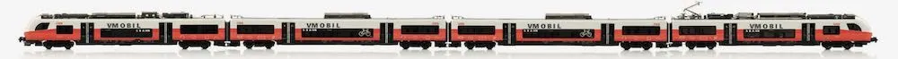 Jägerndorfer Modellbahn 49802 - Triebzug VMOBIL SBAHN Ep.VI 4.tlg. H0/GL Sound