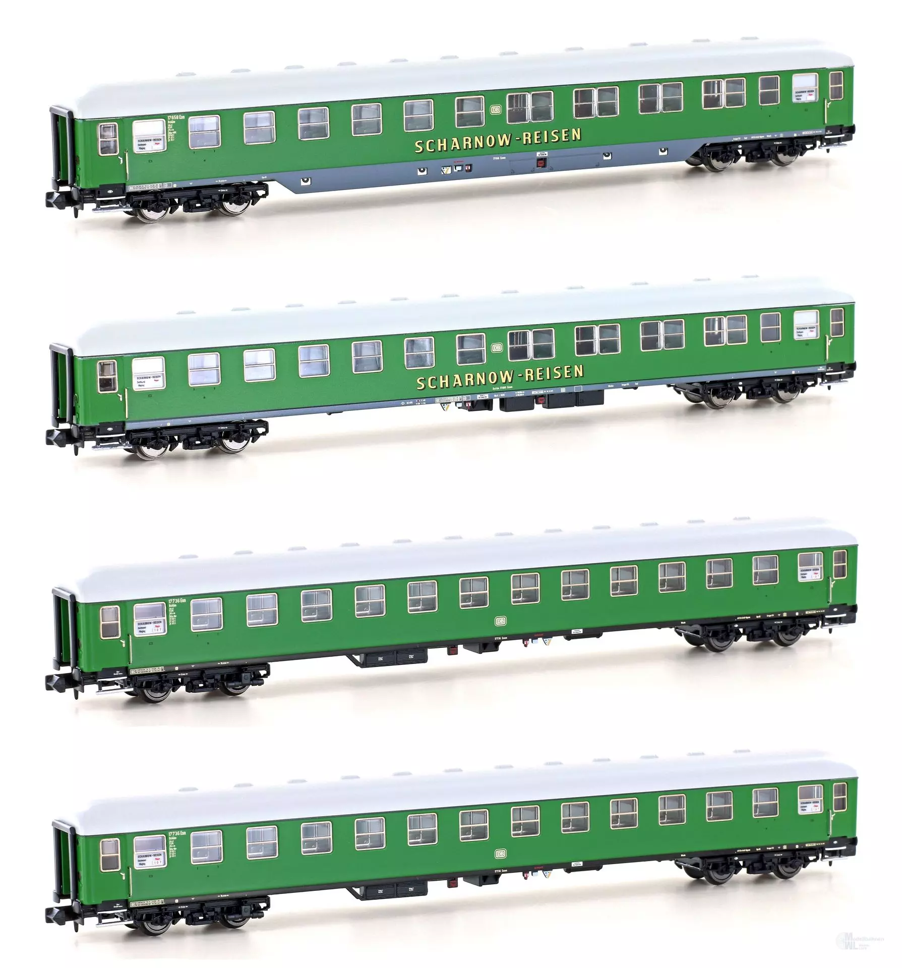 Hobbytrain 22202 - Scharnow Set 1 DB Ep.III 4.tlg. N 1:160