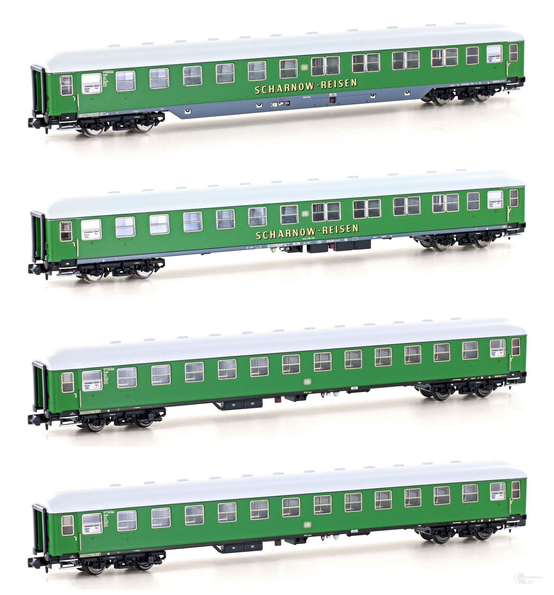 H22202 Hobbytrain 22202 - Scharnow Set 1 DB Ep.III 4.tlg. N 1:160