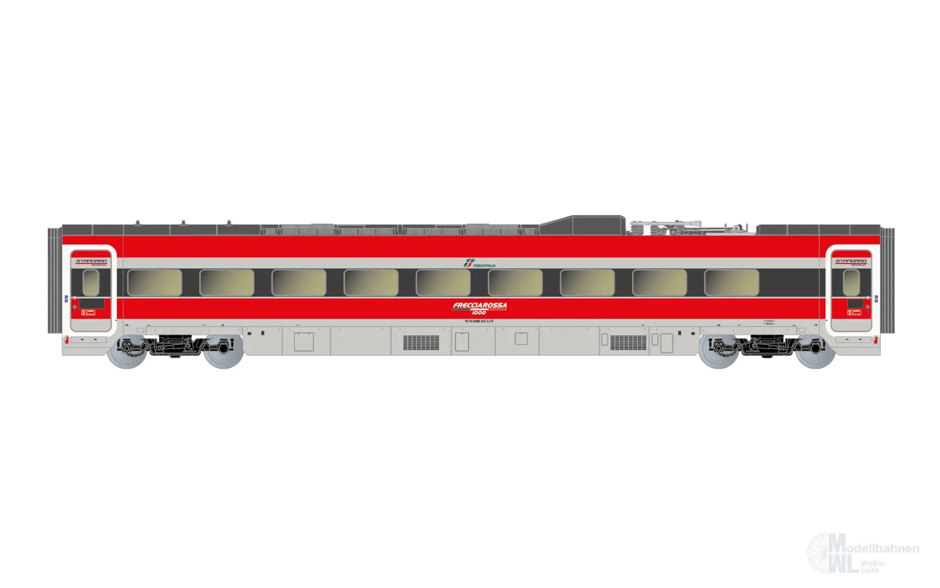 Arnold 3512 - Ergänzungswagen Set ETR 1000 FS Ep.VI 4.tlg. N 1:160