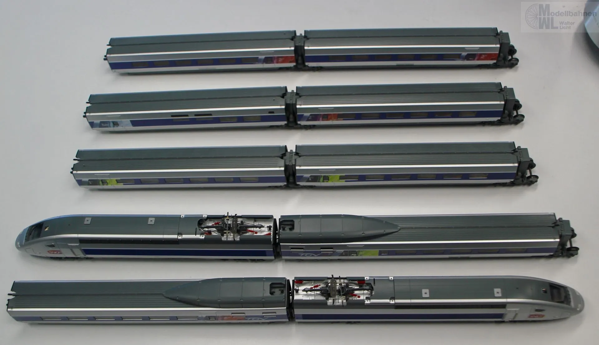 Märklin 37790 - MÄRKLIN - Triebzug TGV POS Ep.VI 4.tlg. H0/WS Sound mfx