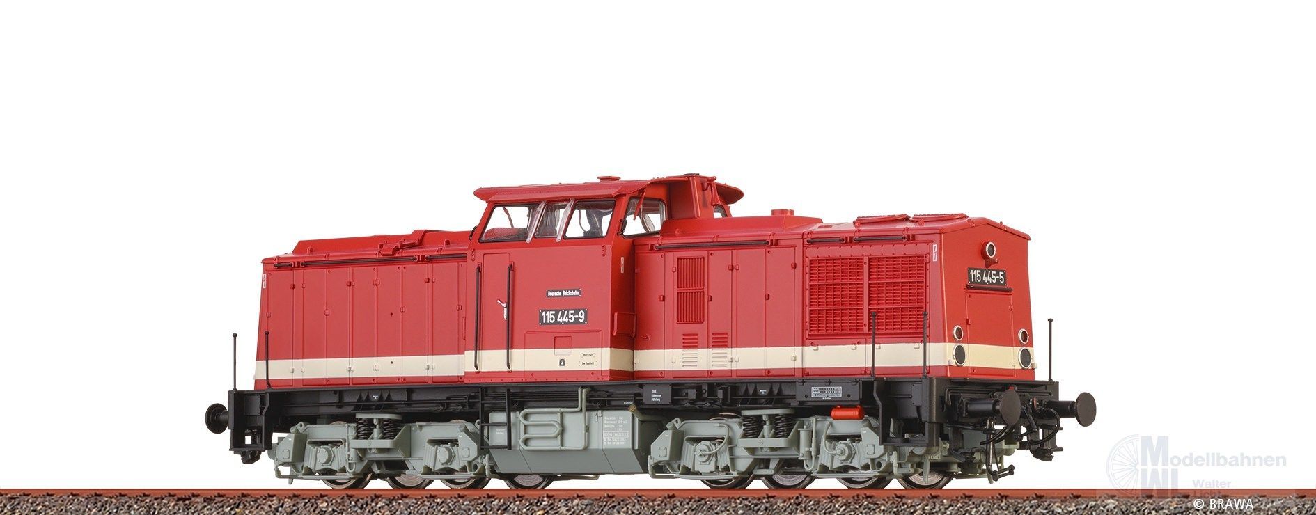 Brawa 41714 - Diesellok BR 115 445-9 DR Ep.IV H0/GL BASIC