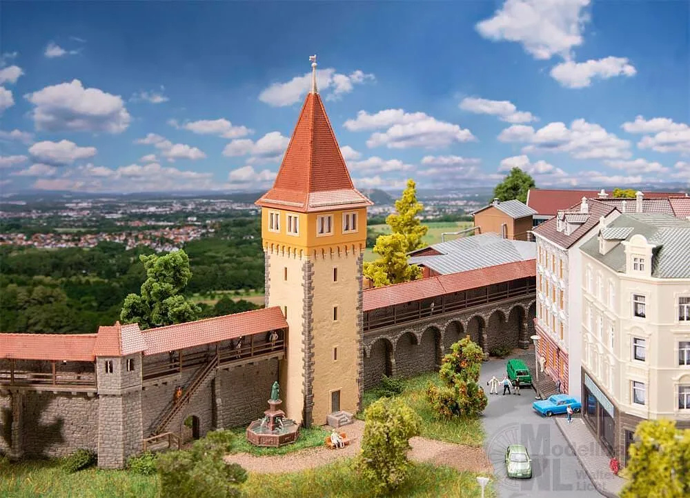 Faller 232200 - Altstadtmauer-Set Stadtturm N 1:160