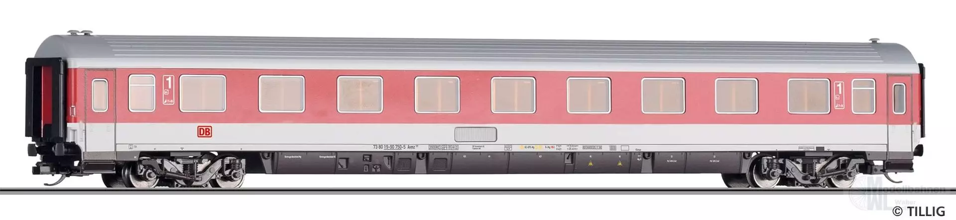 Tillig 16287 - Personenwagen DB Ep.V 1.Kl. Avmz 107 TT 1:120