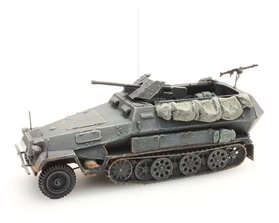 ARTITEC b.v. 387.111-GR - Sonderkraftfahrzeug 251/10B 3.7-Pak grau Deutsche Wehrmacht H0 1:87