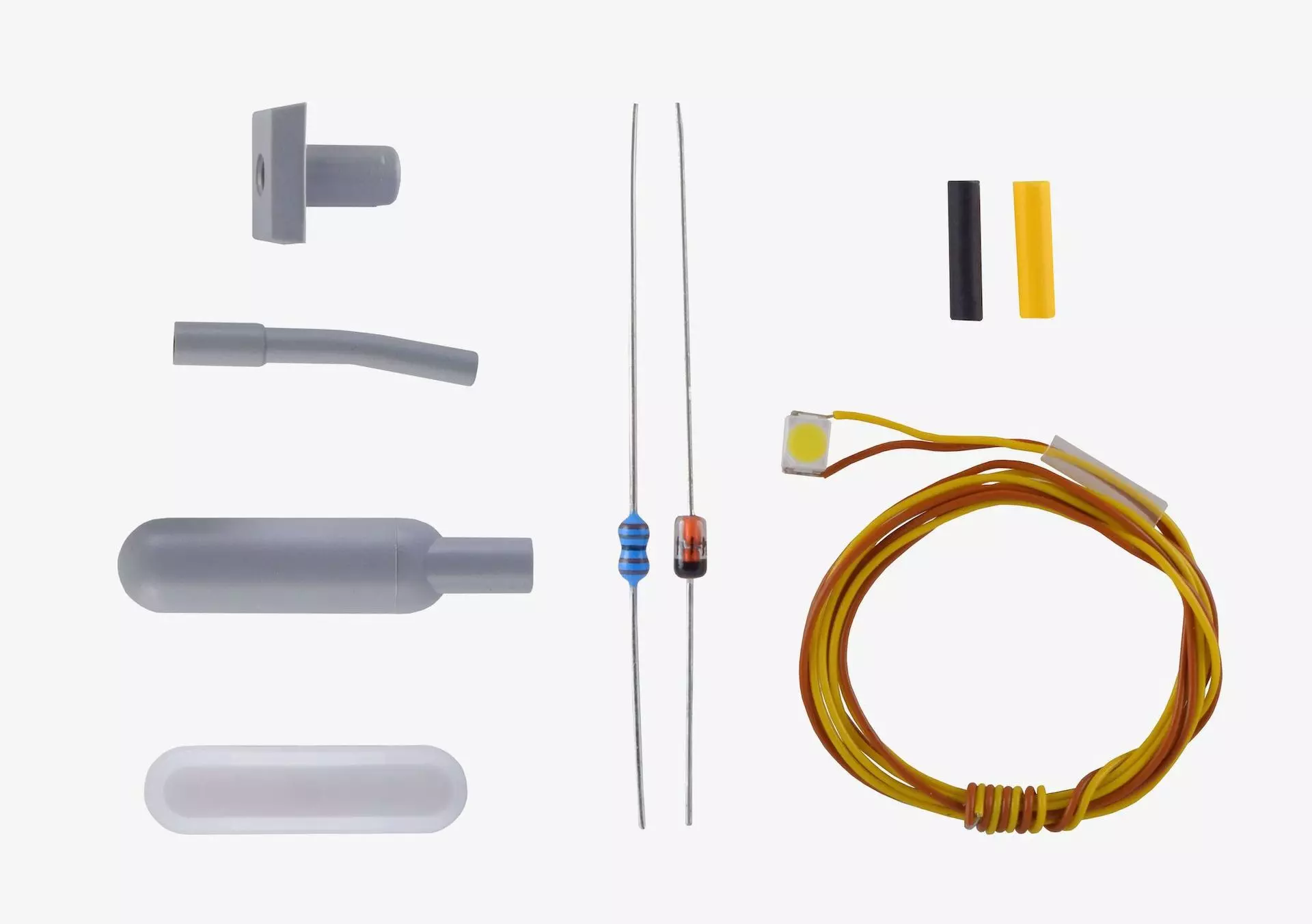 Viessmann 6725 - Bausatz Industrieleuchte LED weiß H0 1:87