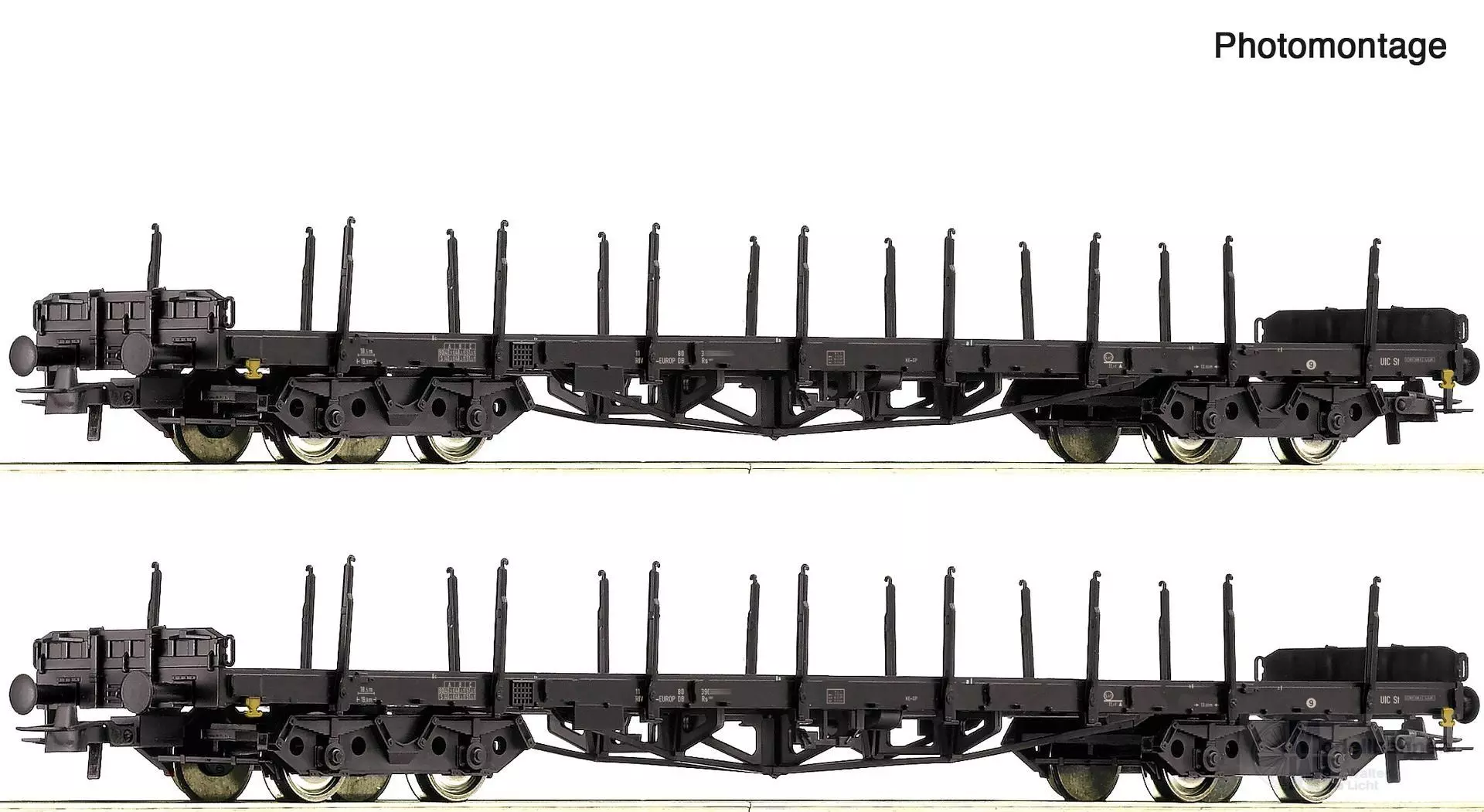 Roco 6600142 - Rungenwagen Set DB Ep.IV 2.tlg. H0/GL