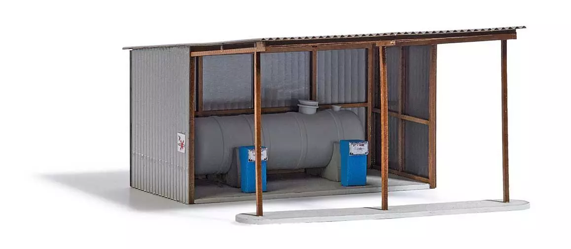 Busch 1912 - LPG Tankstelle H0 1:87