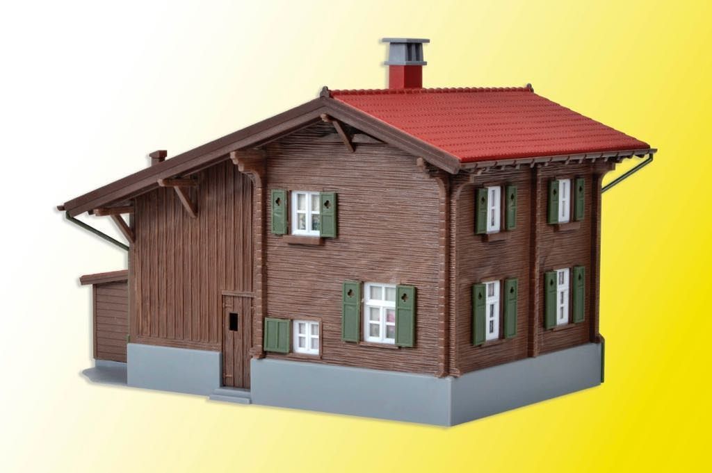 Kibri 39493 - Bahnhof Davos-Monstein inkl. Hausbeleuchtungs-Startset H0 1:87