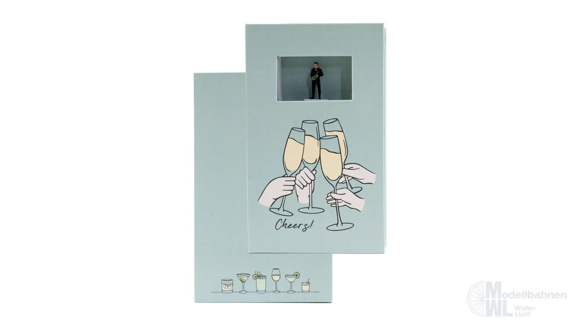 Noch 99508 - Geschenkbox Cheers!  1:76