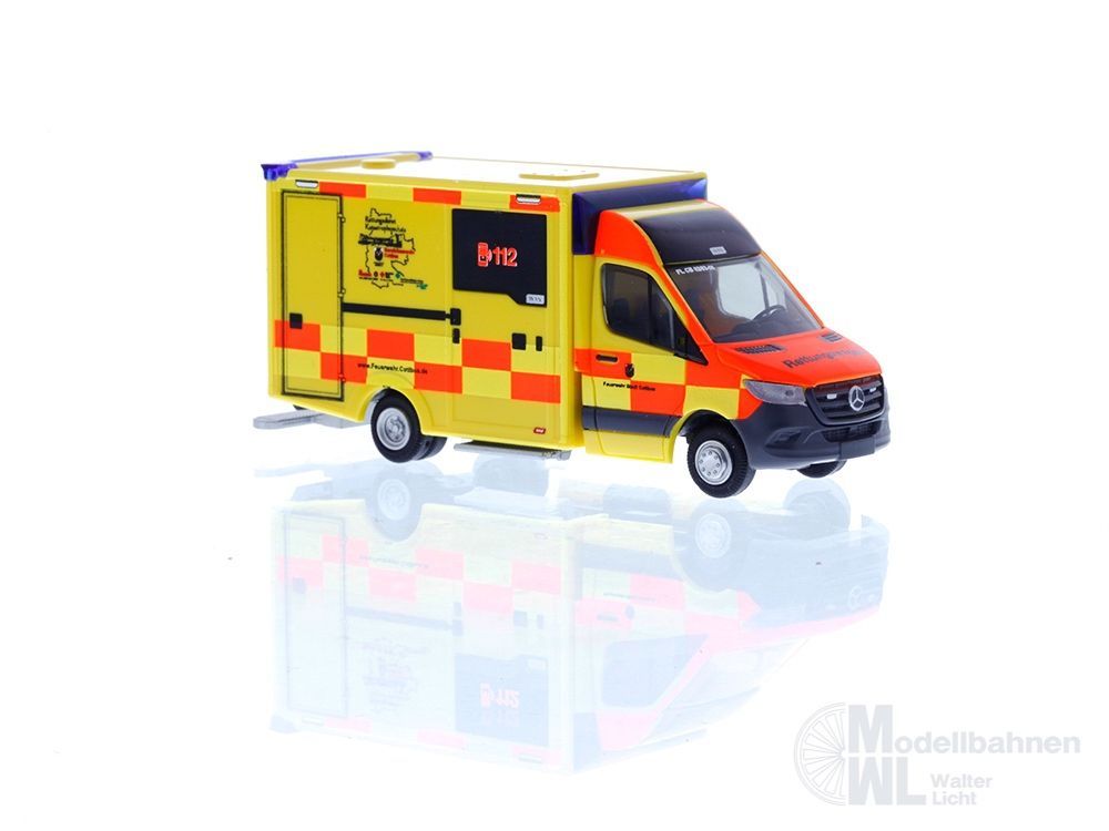 Rietze 76112 - Mercedes-Benz WAS RTW ´18 FW Cottbus H0 1:87