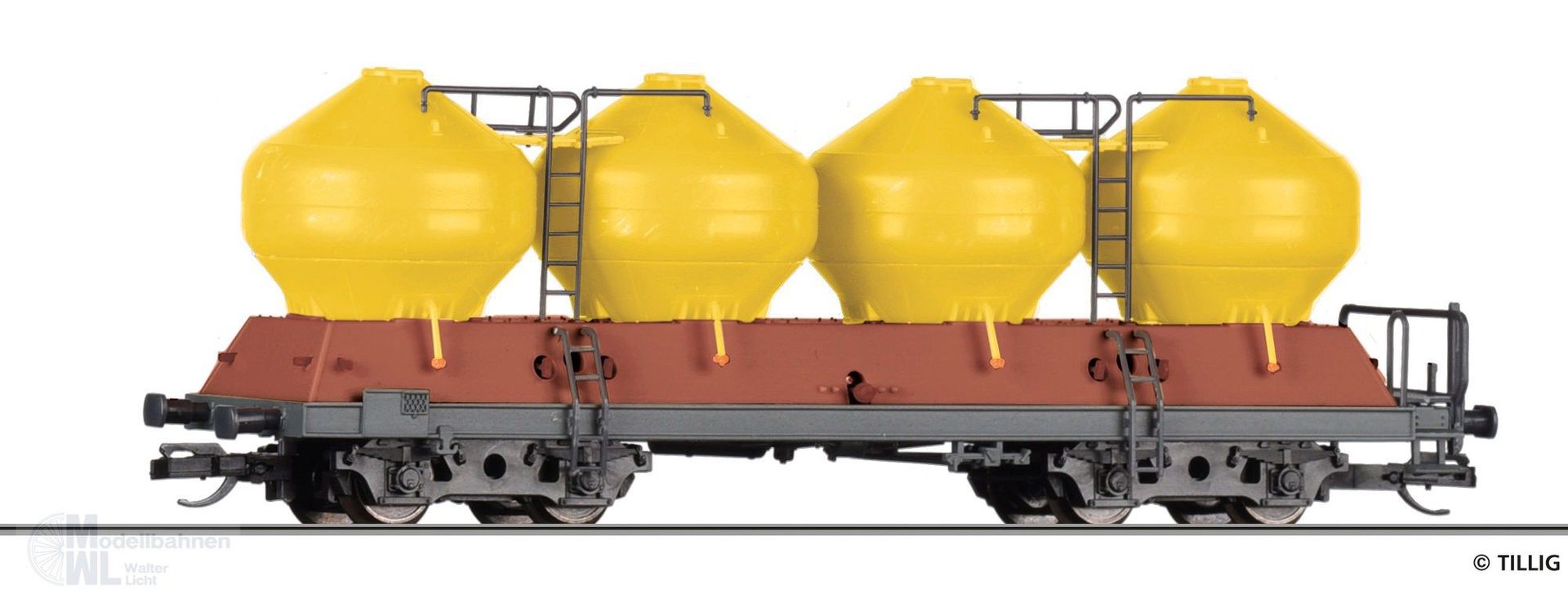 Tillig 15860 - Staubsilowagen CSD Ep.IV Uacs TT 1:120