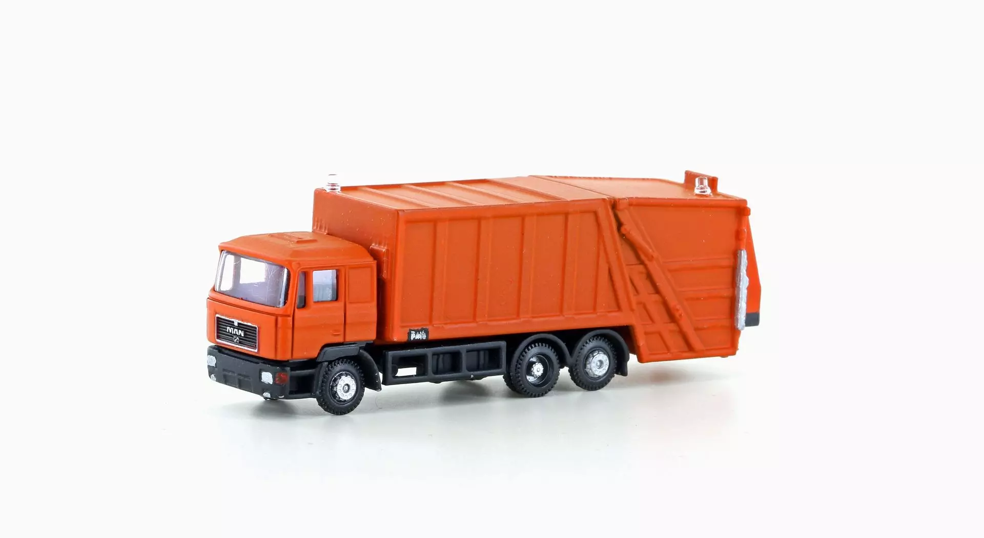 Lemke Minis 4660 - MAN F90 Müllabfuhr neutral orange N 1:160