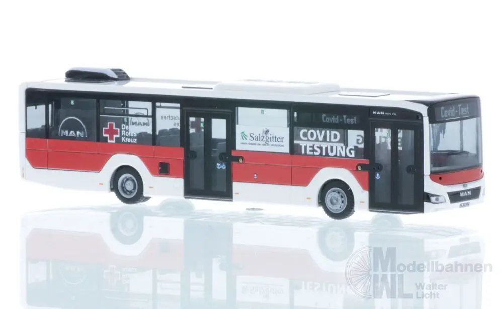 Rietze 75347 - MAN Lion´s City 12 ´18 DRK KV Braunschweig-Salzgitter H0 1:87