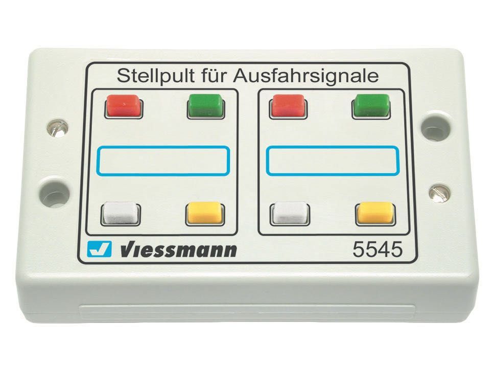 Viessmann 5545 - Tasten Stellpult 4 begriffig