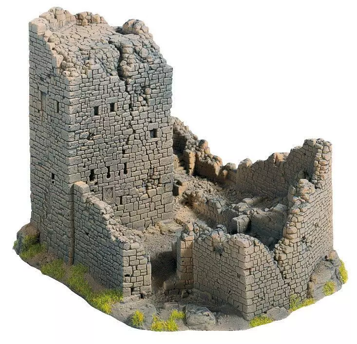 Noch 58600 - Burgruine 18 x 14 cm, 12 cm hoch H0 1:87/TT 1:120