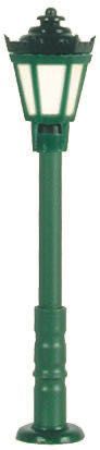 Viessmann 6472 - Parklaterne grün, LED warmweiß N 1:160