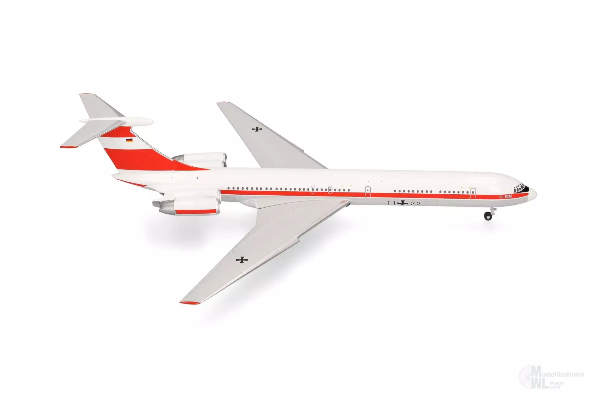 Herpa 573412 - IL-62M Luftwaffe Flugbereitschaft 1:200