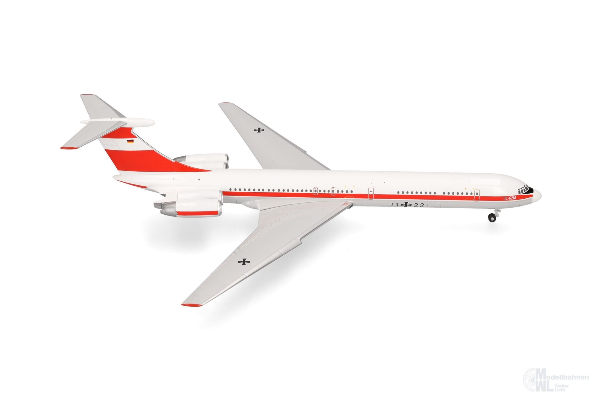 Herpa 573412 - IL-62M Luftwaffe Flugbereitschaft 1:200