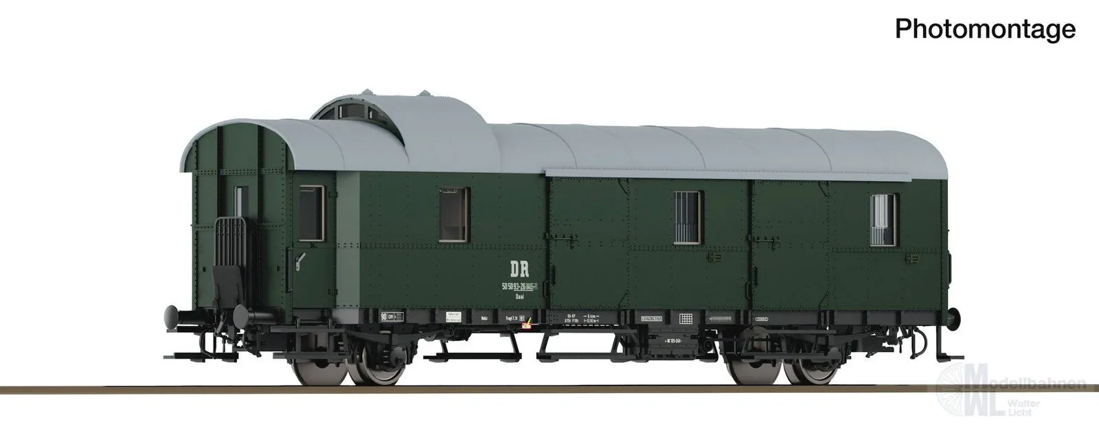 Roco 6280087 - Packwagen Donnerbüchse DR Ep.IV TT 1:120