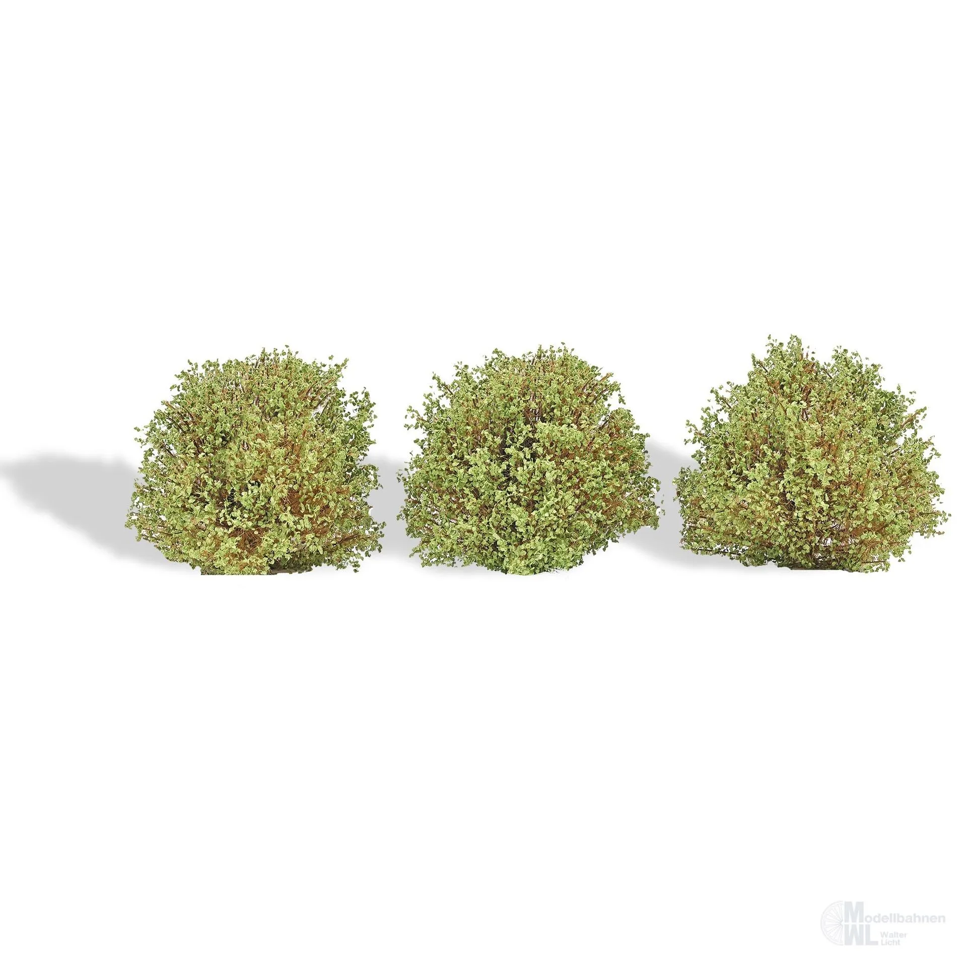 Busch 3606 - Büsche Frühling 3 Stück 40 mm H0 1:87