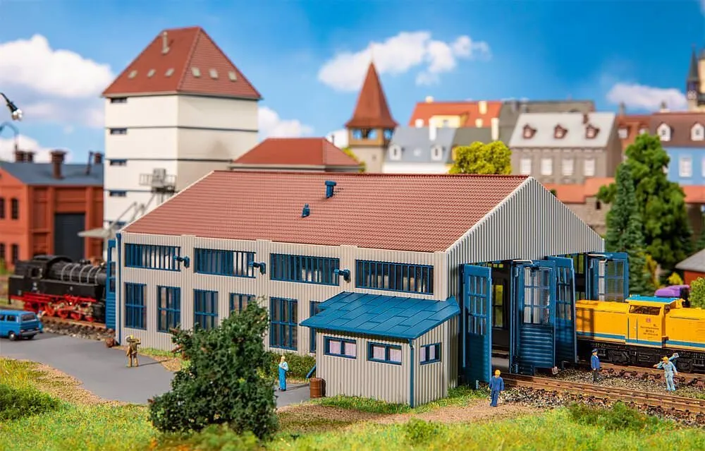 Faller 222107 - Moderner Lokschuppen, 2-ständ N 1:160