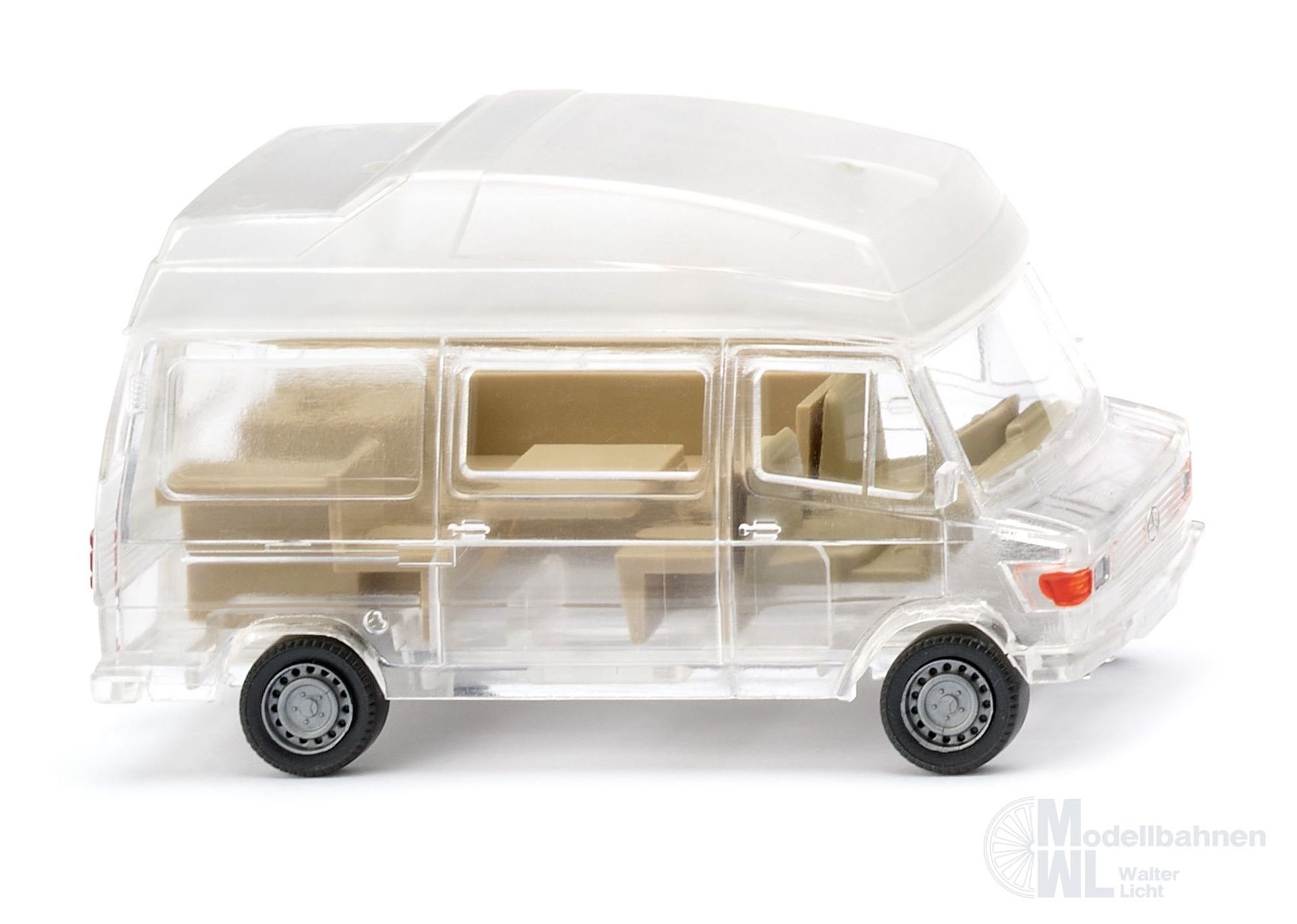Wiking 026703 - Wohnmobil Mercedes-Benz 207 D - transparent H0 1:87