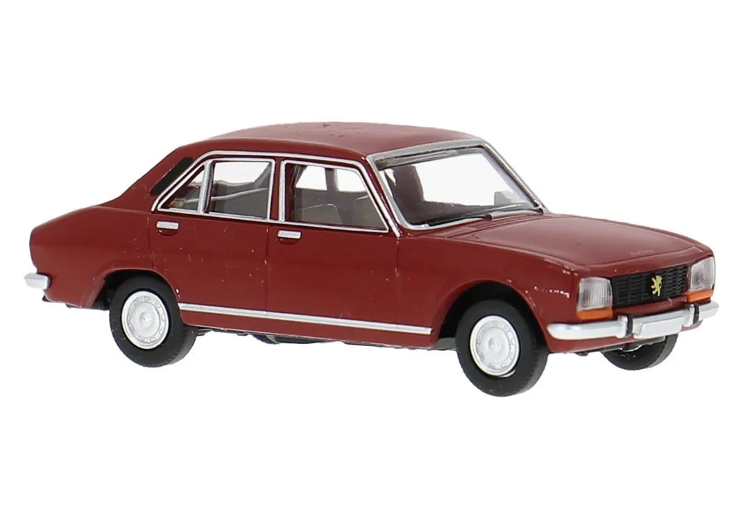 Brekina 29119 - Peugeot 504 in dunkelrot H0 1:87
