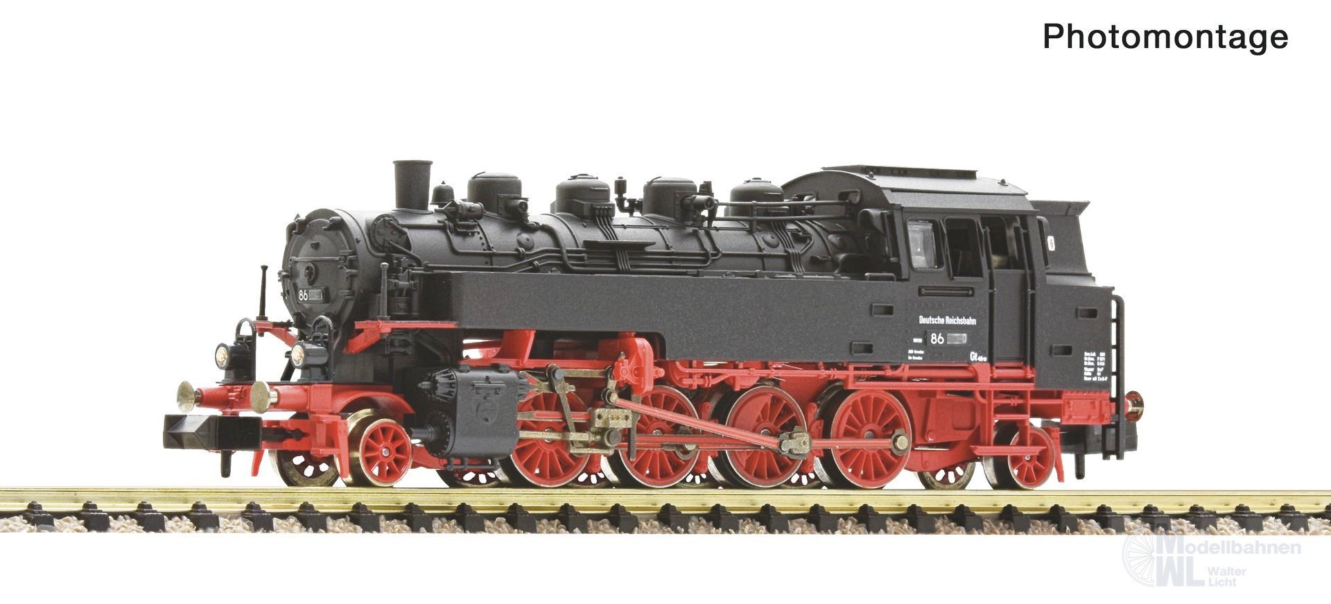 Fleischmann 7170016 - Dampflok BR 86 049 DR Ep.III N 1:160 Sound