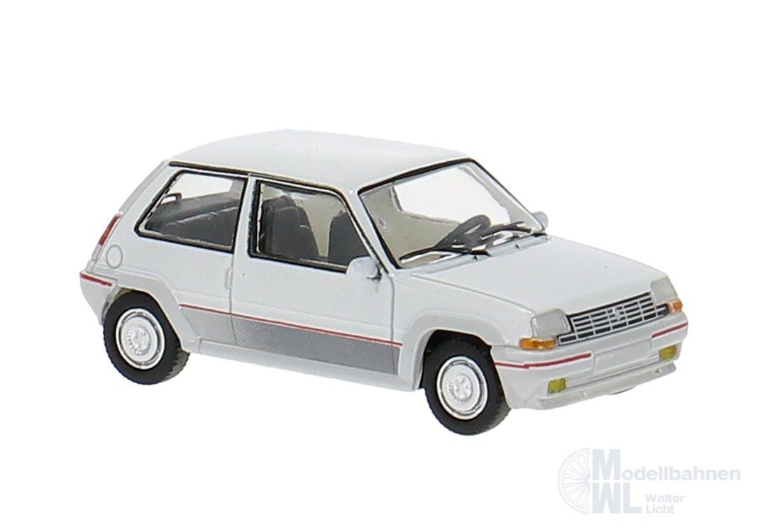 PCX-Models 870296 - Renault 5 GT Turbo metallic weiss 1985  H0 1:87