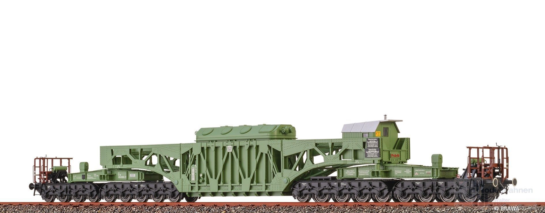 Brawa 51278 - Schwerlastwagen DB Ep.IV Uaai672.9 RWE H0/GL Brawa 51278 - Schwerlastwagen DB Ep.IV Uaai672.9 RWE H0/GL
