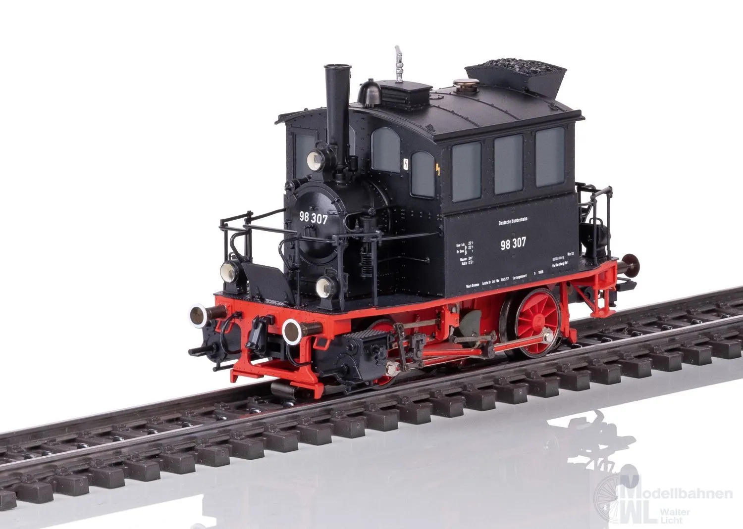 Märklin 26619 - MHI Zugpackung Spalter Bock Dampflok BR 98 307 DB Ep.III H0/WS Sound