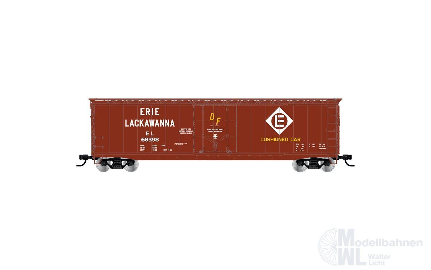 Rivarossi 6664B - Güterwagen gedeckt Erie Lackawanna 68439 H0/GL