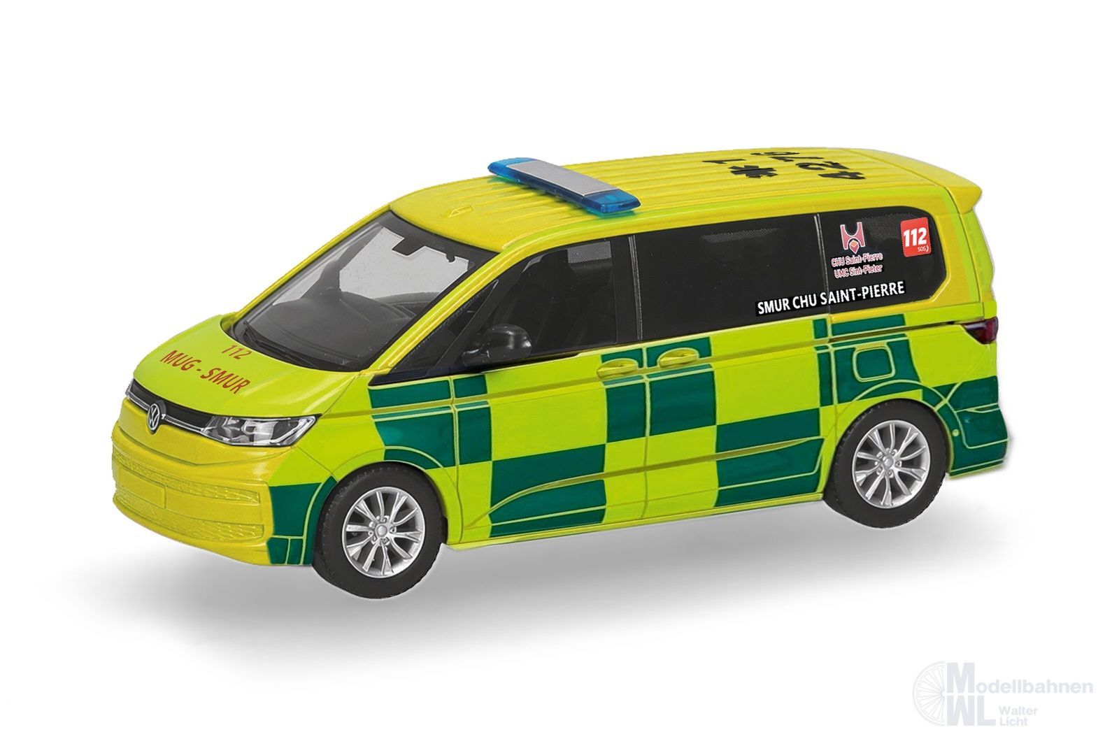 Herpa 099936 - VW Multivan Notarzt Belgien H0 1:87