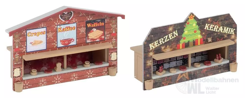 Faller 272021 - 2 Weihnachtsmarktbuden N 1:160