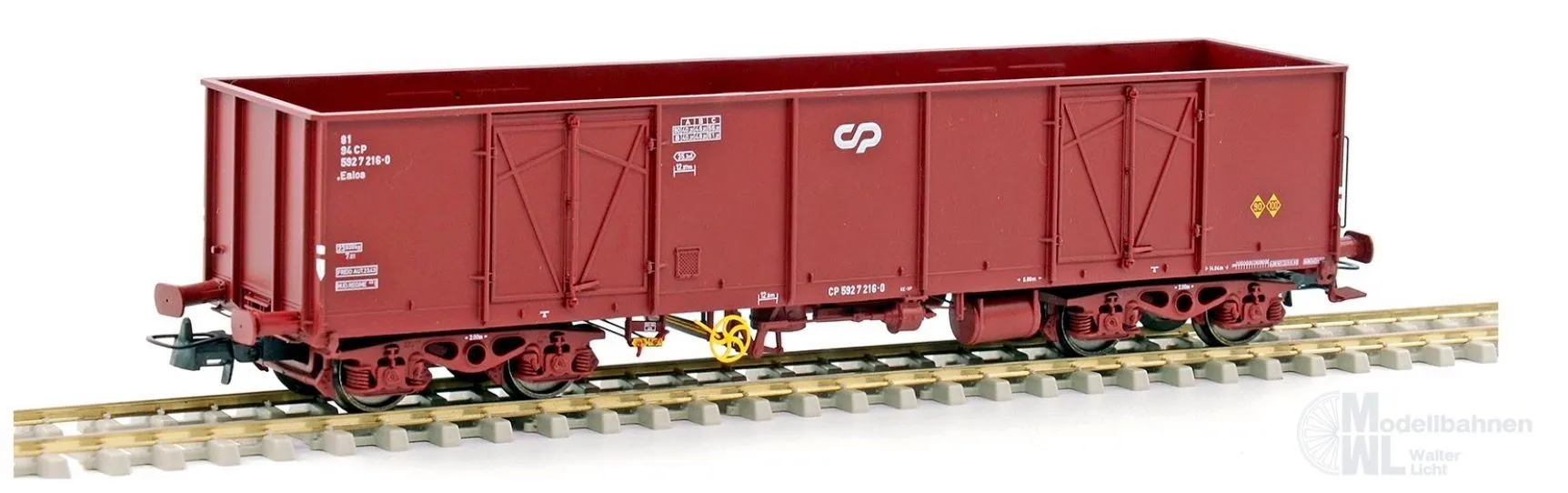 Sudexpress S592216 - Güterwagen offen CP Ep.IV Ealos Freio Misto 81 94 592 7 216-0 H0/GL