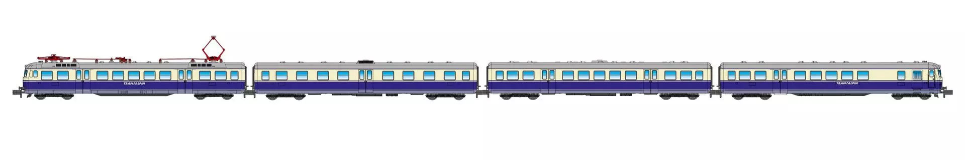 Jägerndorfer Modellbahn 73012 - Triebzug Rh 4130 ÖBB Ep.III Transalpin 4.tlg. N 1:160 Sound