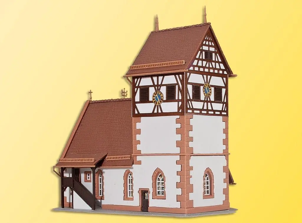 Kibri 37027 - Kirche Schanbach N 1:160