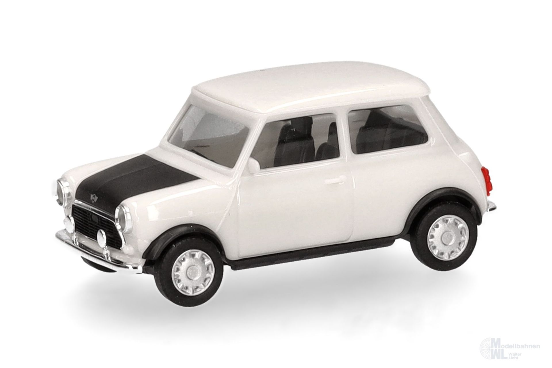 Herpa 421140-002 - Mini Cooper Rechtslenker old English white H0 1:87 Herpa 421140-002 - Mini Cooper Rechtslenker old English white H0 1:87